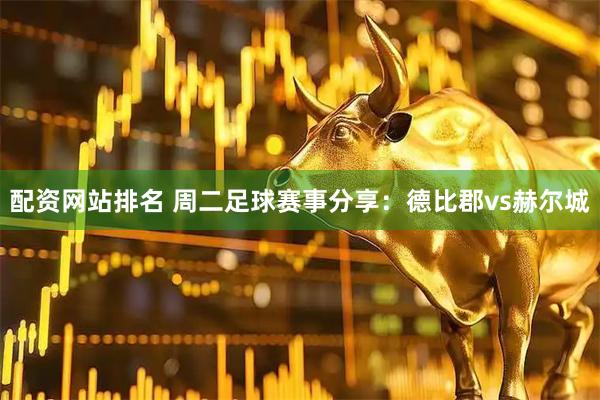 配资网站排名 周二足球赛事分享：德比郡vs赫尔城